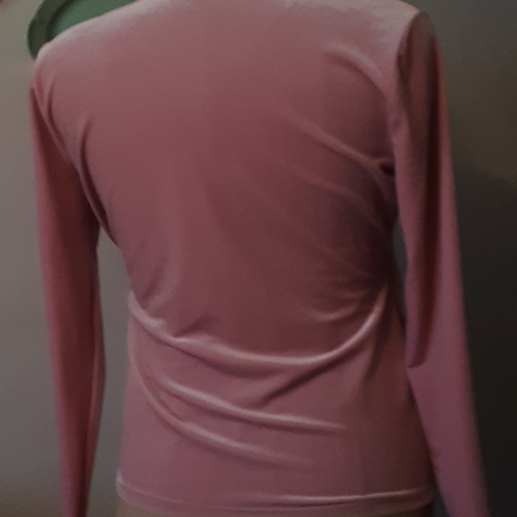 J Crew Velvet Wrap Top - Picture 4 of 5